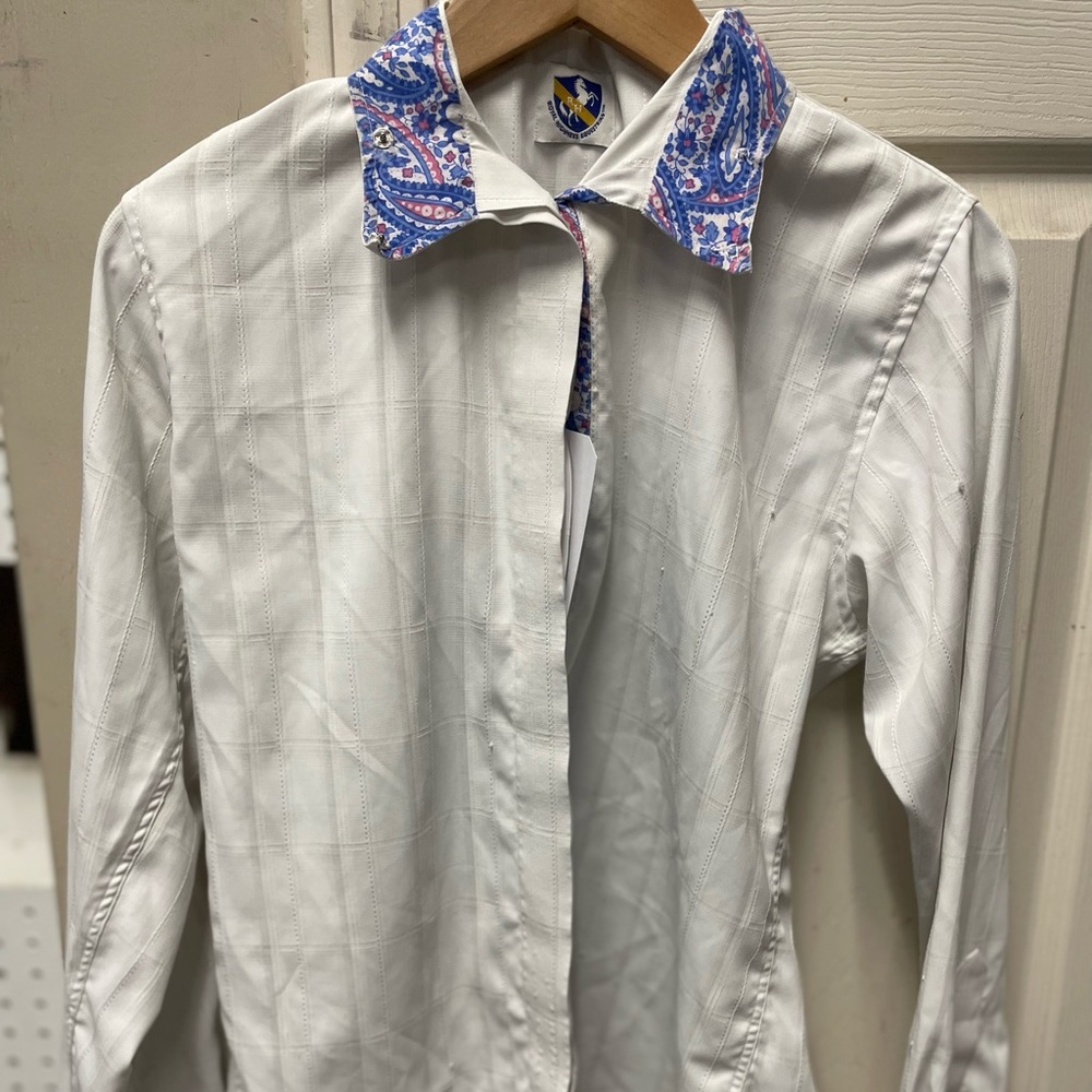 Royal Highness Equestrian Show Top: Paisley Collar